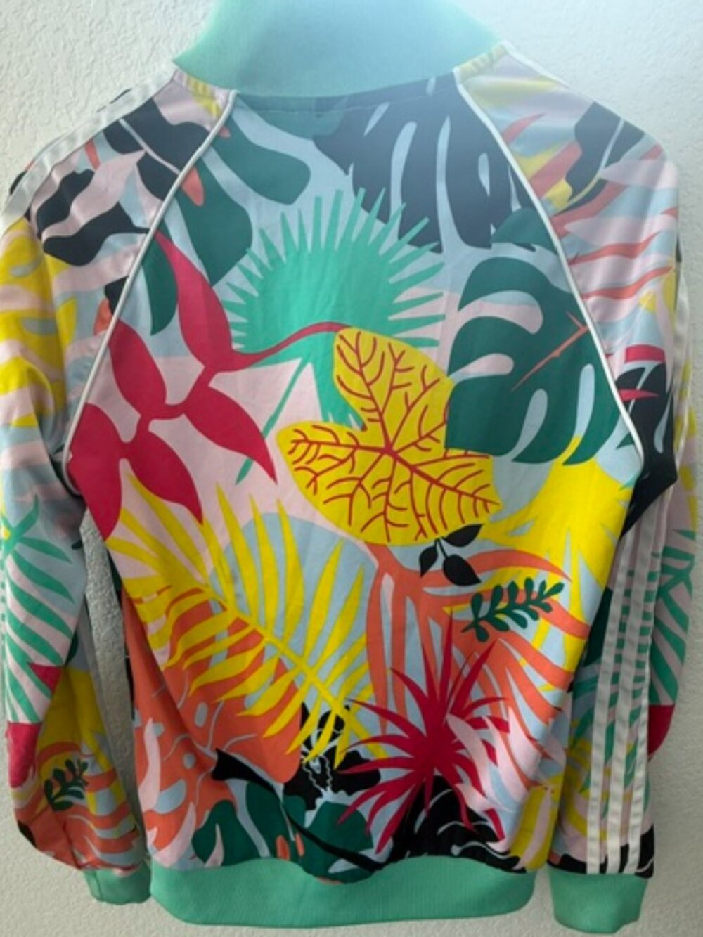 Adidas Originals Tropical Print Track Jacket Full Zip - Women's (Medium) - Picture 2 of 6
